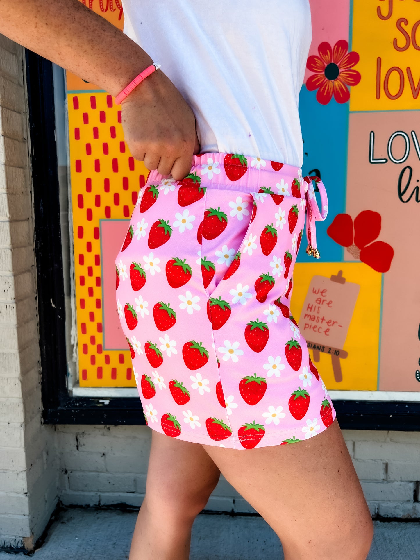 Loving God | Strawberry Field Days Skort