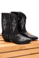 Bowie Metallic Boot in Black - Loving God
