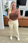 Selena High Rise Distressed 90's Straight Jeans in Bone - Loving God